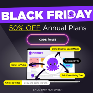 Limited Time Discount: Take advantage of our limited time offer with 50% off annual plans during our Black Friday Sale! Just use the exclusive coupon code at checkout.