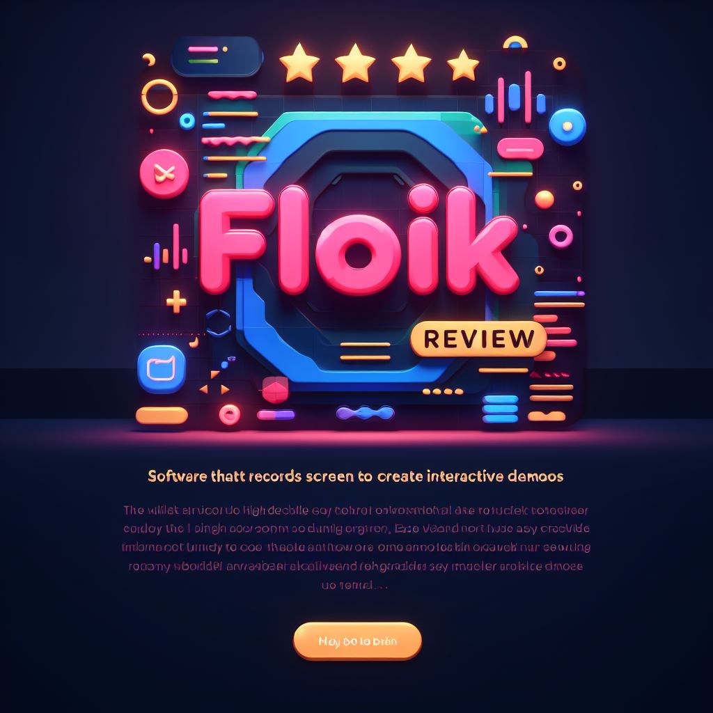 A web page featuring a Floik Review, an AI-Powered Interactive Guide Creator with Lifetime Deal.