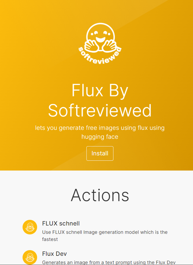 Boost Space integration showing Flux app seamless connection for AI image generation