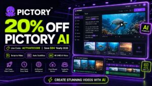 Pictory AI Coupon Code 2026 - 20% Recurring Discount