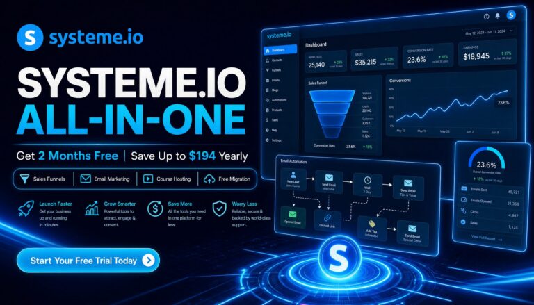 Systeme.io Discount Code - Get 2 Months Free + Save