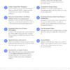 A dashboard interface displays sections labeled Triggers, Actions, and Searches, each listing blue icons with brief descriptions of different avatar and media generation features powered by Jogg ai and the jogg API.