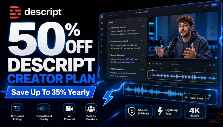 Descript Discount Code August 2026
