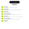 Installed actions and features interface screenshot for OpenRouter Make.com Custom App