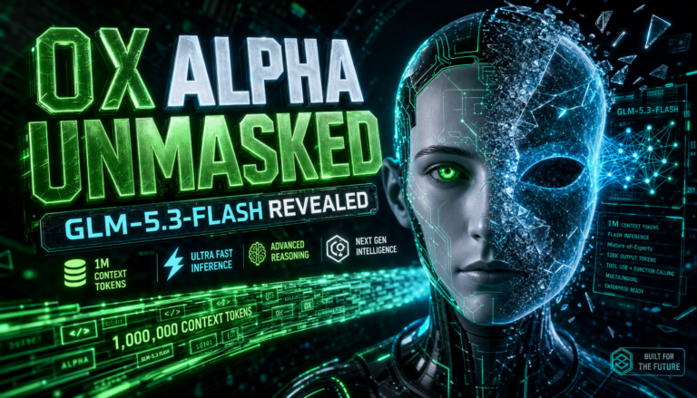 0x Alpha Unmasked GLM-5.3-Flash Revealed Qolaba AI