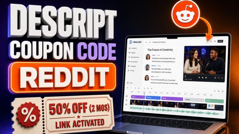 Descript Coupon Code Reddit 50% Discount Link Deal