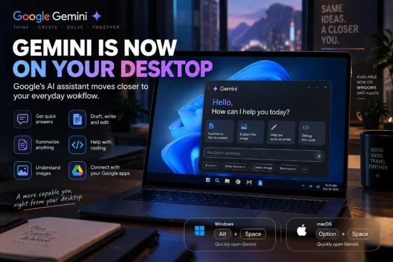 Google Gemini for Windows Desktop App