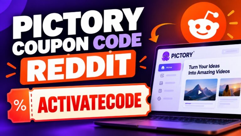 Pictory Coupon Code Reddit 20% Discount ACTIVATECODE