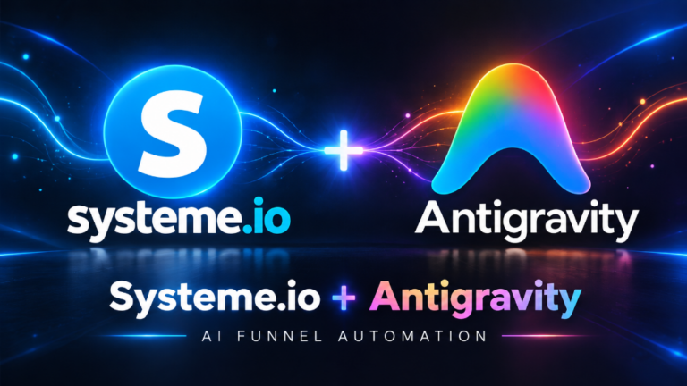 Systeme.io MCP Integration with Antigravity AI Sales Funnel Automation Banner