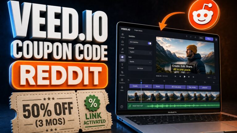 Veed.io Coupon Code Reddit 50% Discount Link Deal