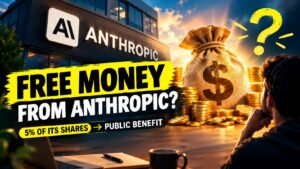 Free Money From Anthropic 5 Percent Shares Public Benefit