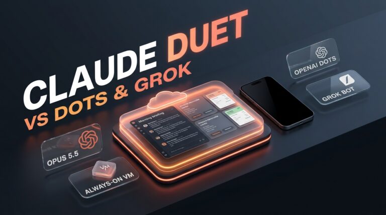 Claude Duet Always-On AI Agent Architecture vs OpenAI Dots and Grok Bot