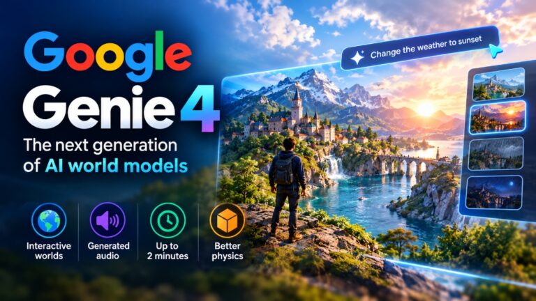 Google Genie 4 Real-Time Interactive AI World Builder Architecture