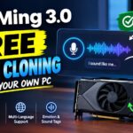 Ming 3.0 free open source voice cloning cover with a graphics card